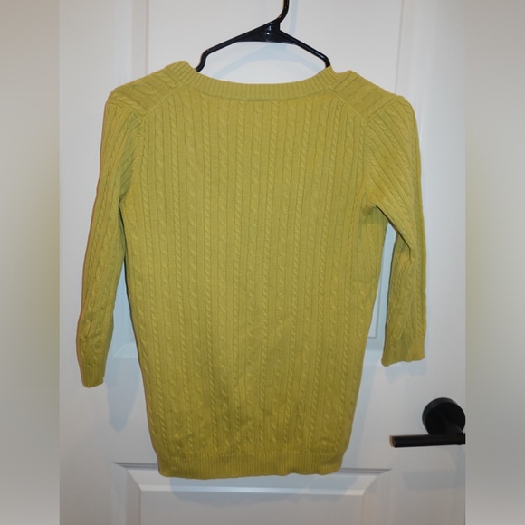 woven v-neck sweater - Picture 2 of 2
